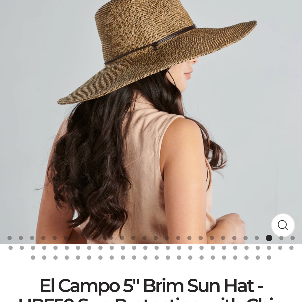 El Campo 5" Brim Sun Hat - Upf50 Sun Protection